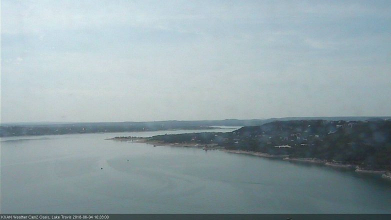 Lake Travis webcam, June 4, 2018 3:30 PM CT