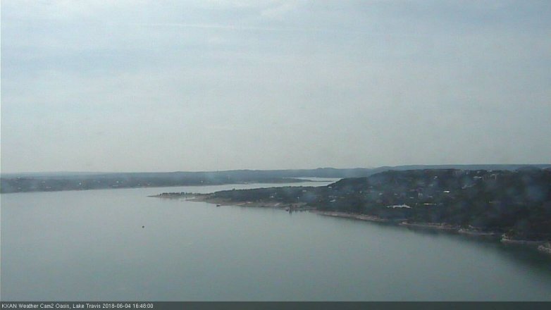 Lake Travis webcam, June 4, 2018 3:50 PM CT