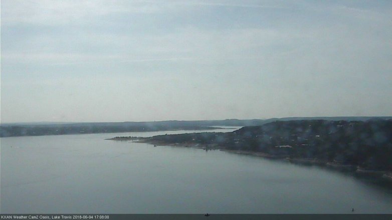 Lake Travis webcam, June 4, 2018 4:10 PM CT
