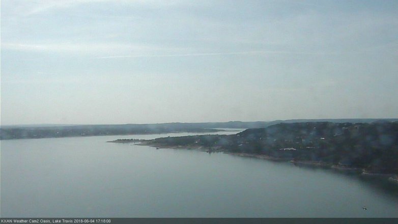 Lake Travis webcam, June 4, 2018 4:20 PM CT