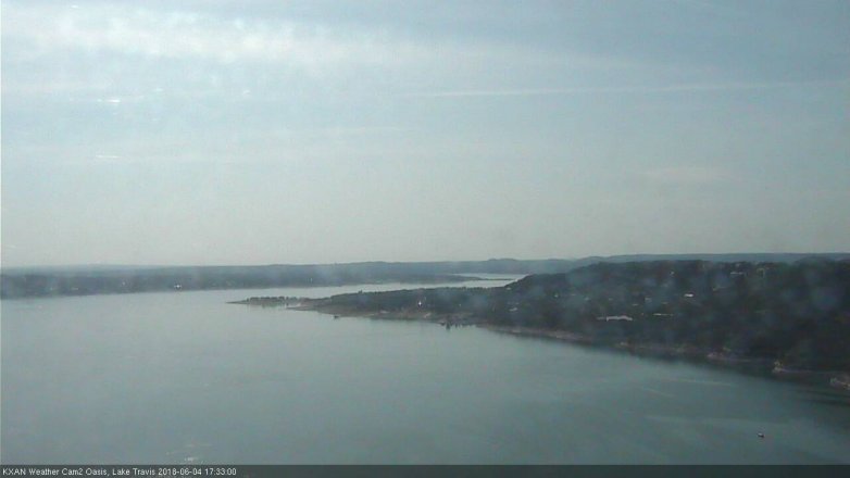 Lake Travis webcam, June 4, 2018 4:35 PM CT