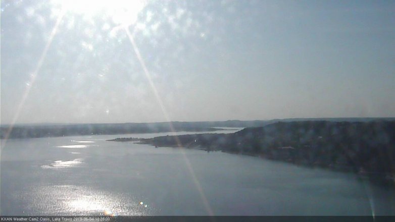 Lake Travis webcam, June 4, 2018 5:30 PM CT