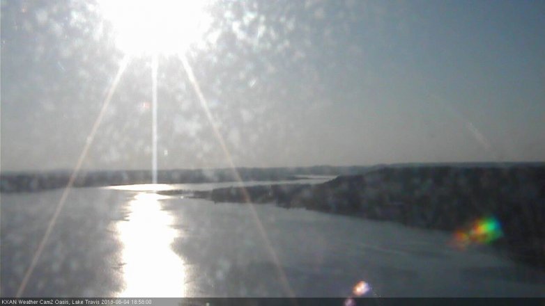 Lake Travis webcam, June 4, 2018 6:00 PM CT