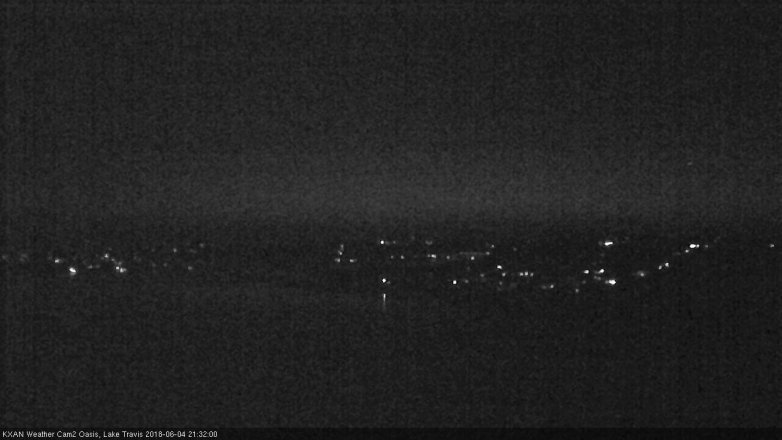 Lake Travis webcam, June 4, 2018 8:35 PM CT