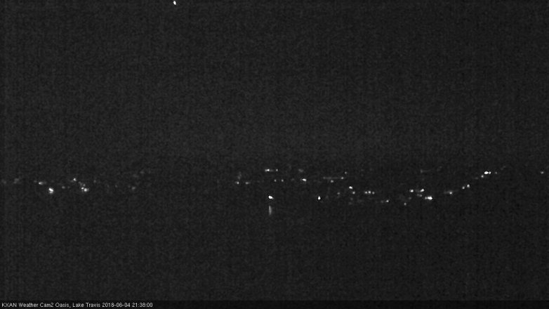 Lake Travis webcam, June 4, 2018 8:40 PM CT