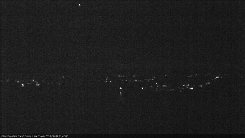 Lake Travis webcam, June 4, 2018 8:45 PM CT