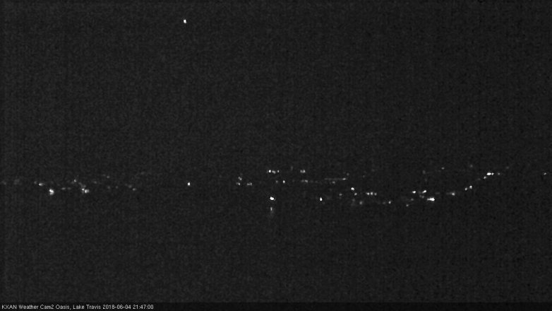 Lake Travis webcam, June 4, 2018 8:50 PM CT