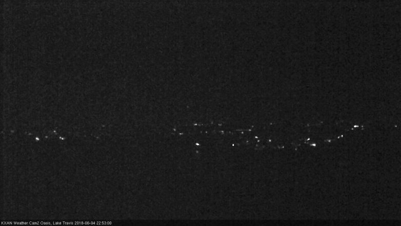 Lake Travis webcam, June 4, 2018 9:55 PM CT