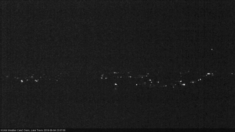 Lake Travis webcam, June 4, 2018 10:10 PM CT