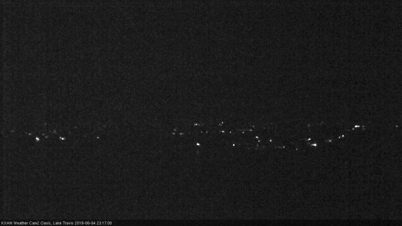 Lake Travis webcam, June 4, 2018 10:20 PM CT