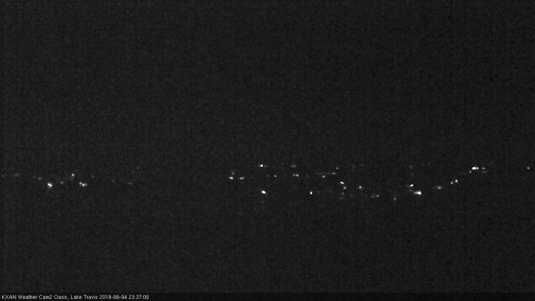 Lake Travis webcam, June 4, 2018 10:40 PM CT