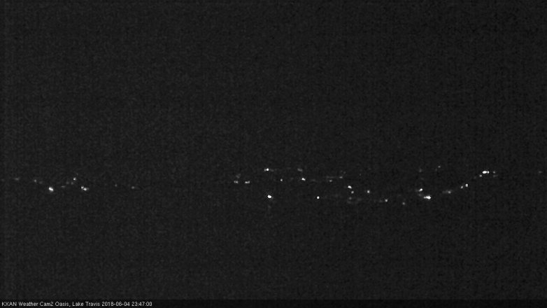 Lake Travis webcam, June 4, 2018 10:50 PM CT