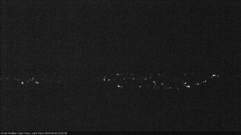 Lake Travis webcam, June 4, 2018 10:55 PM CT