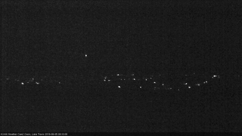 Lake Travis webcam, June 4, 2018 11:35 PM CT