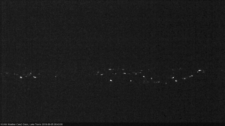 Lake Travis webcam, June 4, 2018 11:45 PM CT