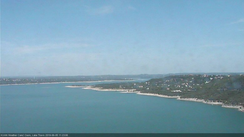 Lake Travis webcam, June 5, 2018 10:25 AM CT