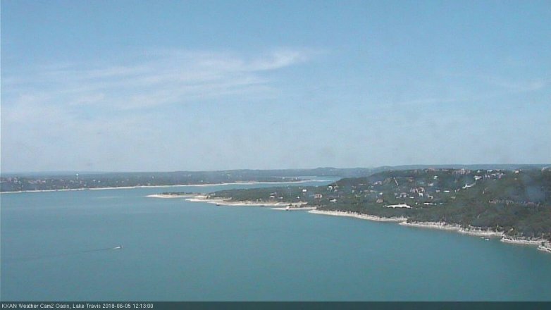 Lake Travis webcam, June 5, 2018 11:15 AM CT