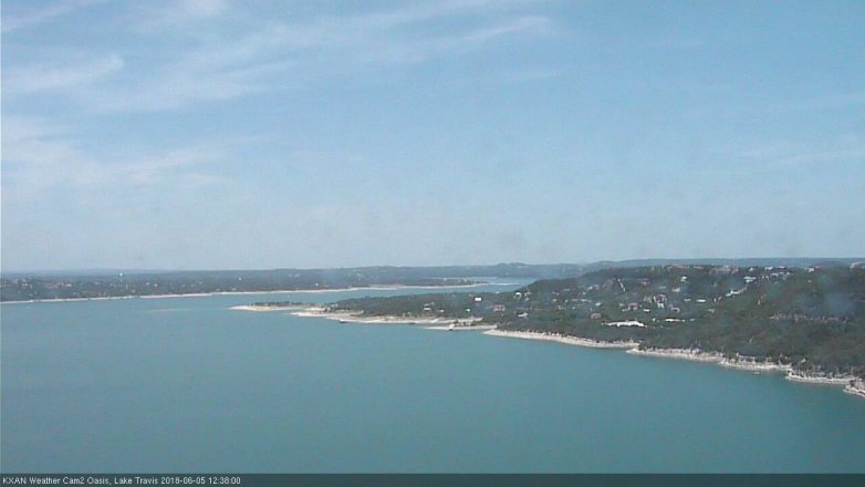 Lake Travis webcam, June 5, 2018 11:40 AM CT