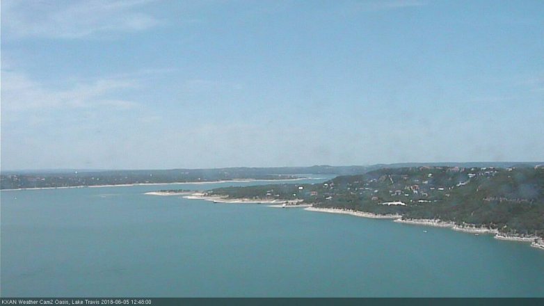 Lake Travis webcam, June 5, 2018 11:50 AM CT