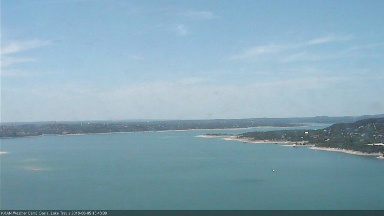 Lake Travis webcam, June 5, 2018 12:50 PM CT