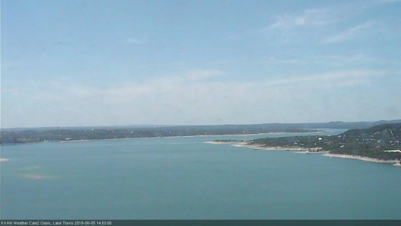 Lake Travis webcam, June 5, 2018 1:05 PM CT