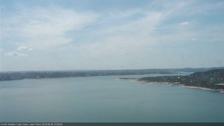 Lake Travis webcam, June 5, 2018 2:00 PM CT