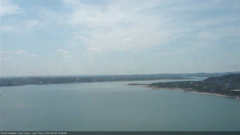 Lake Travis webcam, June 5, 2018 2:50 PM CT