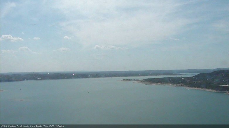 Lake Travis webcam, June 5, 2018 3:00 PM CT