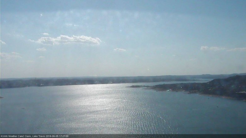 Lake Travis webcam, June 5, 2018 4:30 PM CT