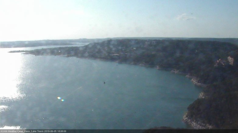 Lake Travis webcam, June 5, 2018 5:10 PM CT