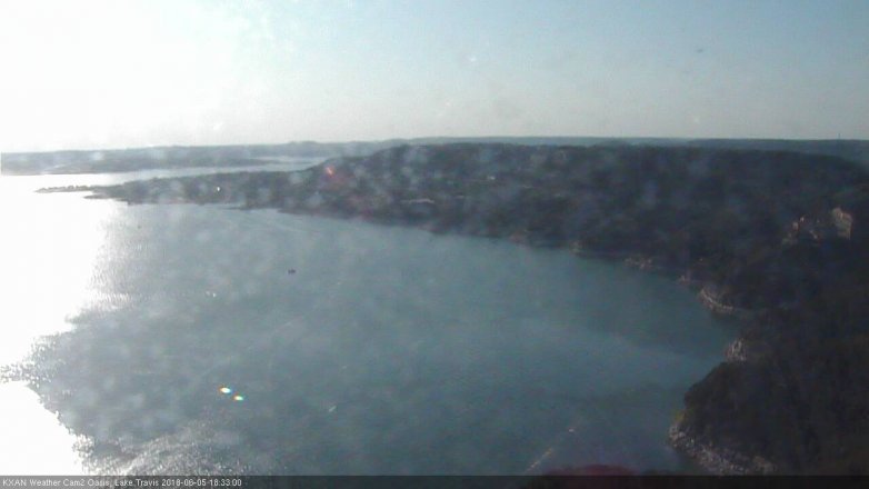 Lake Travis webcam, June 5, 2018 5:35 PM CT