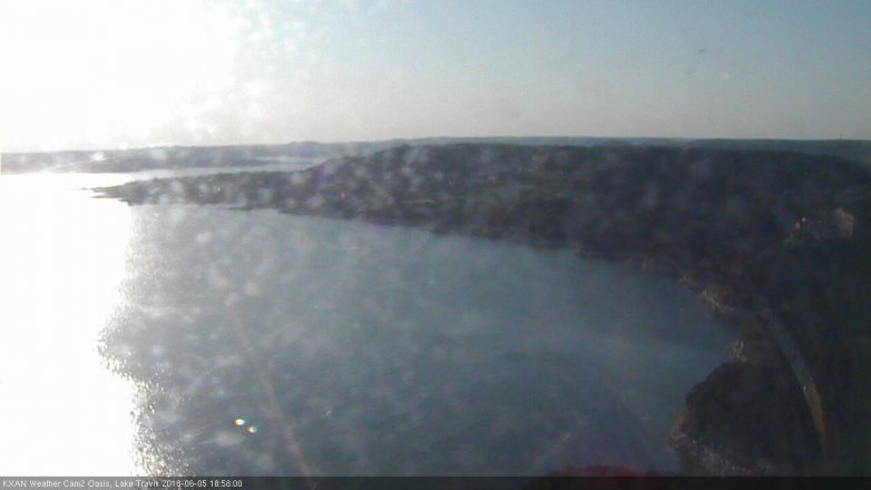 Lake Travis webcam, June 5, 2018 6:00 PM CT