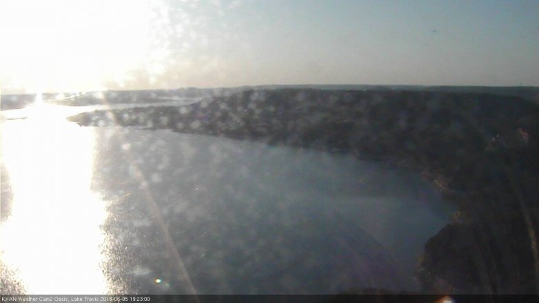 Lake Travis webcam, June 5, 2018 6:25 PM CT