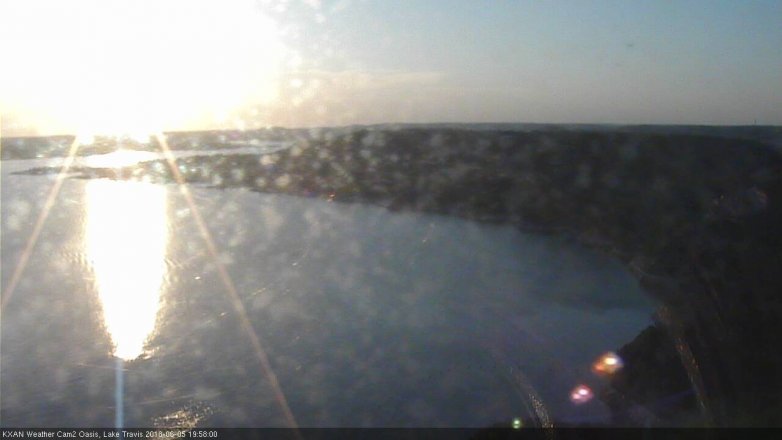 Lake Travis webcam, June 5, 2018 7:00 PM CT