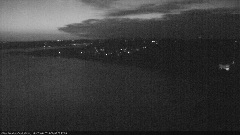 Lake Travis webcam, June 5, 2018 8:20 PM CT