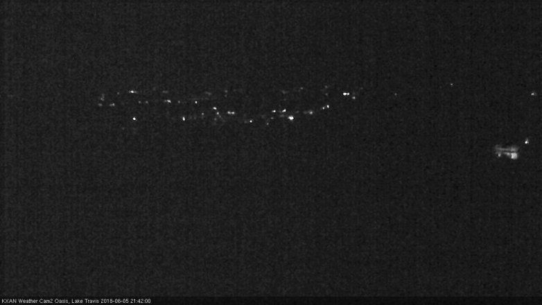 Lake Travis webcam, June 5, 2018 8:45 PM CT