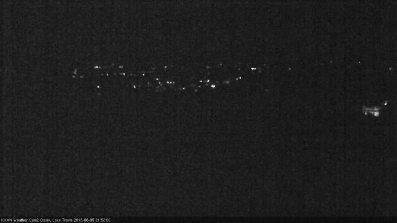 Lake Travis webcam, June 5, 2018 8:55 PM CT