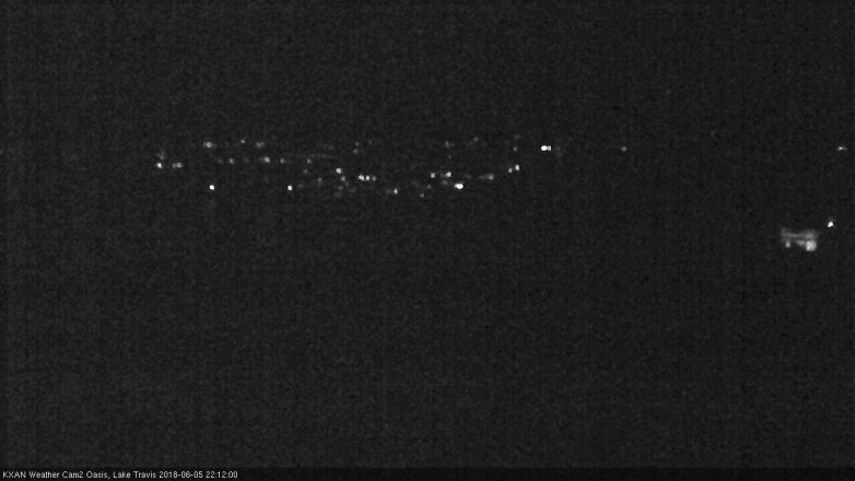 Lake Travis webcam, June 5, 2018 9:15 PM CT