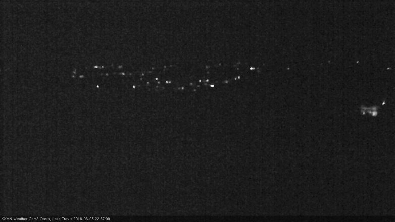Lake Travis webcam, June 5, 2018 9:40 PM CT