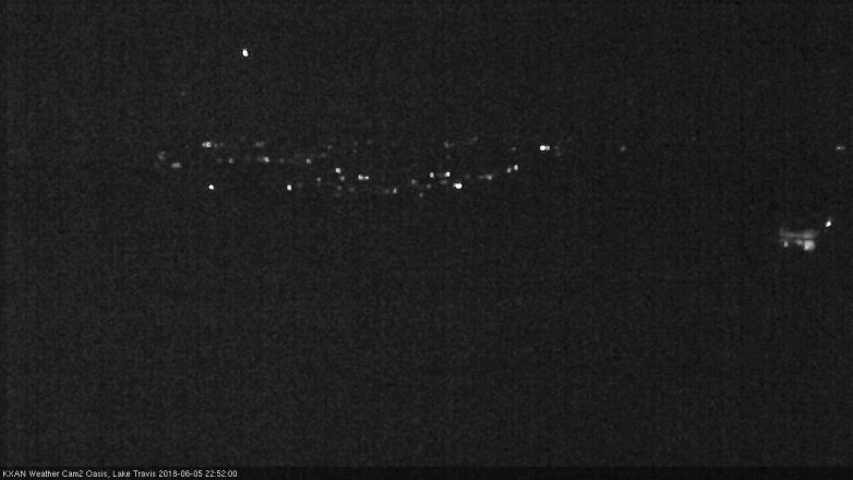 Lake Travis webcam, June 5, 2018 9:55 PM CT