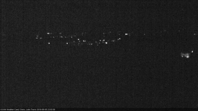 Lake Travis webcam, June 5, 2018 10:05 PM CT