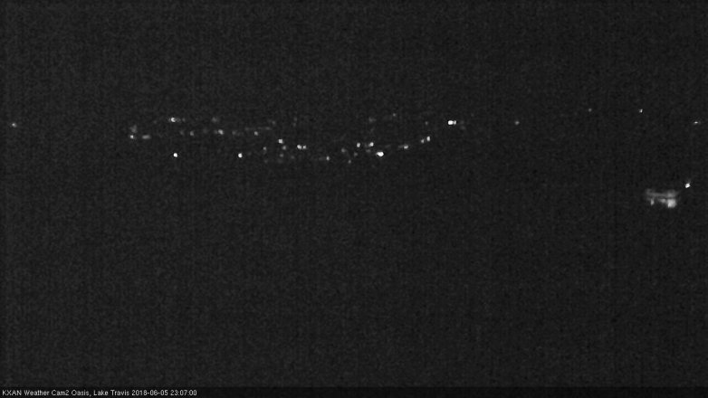 Lake Travis webcam, June 5, 2018 10:10 PM CT