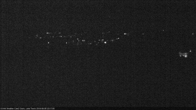 Lake Travis webcam, June 5, 2018 10:20 PM CT