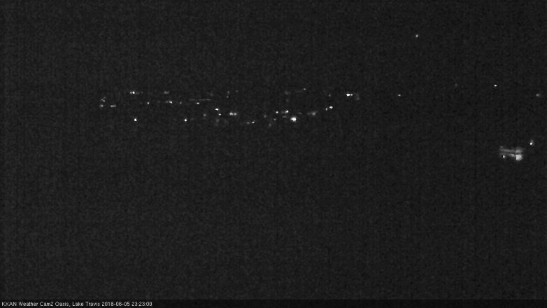 Lake Travis webcam, June 5, 2018 10:25 PM CT