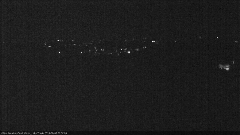 Lake Travis webcam, June 5, 2018 10:35 PM CT