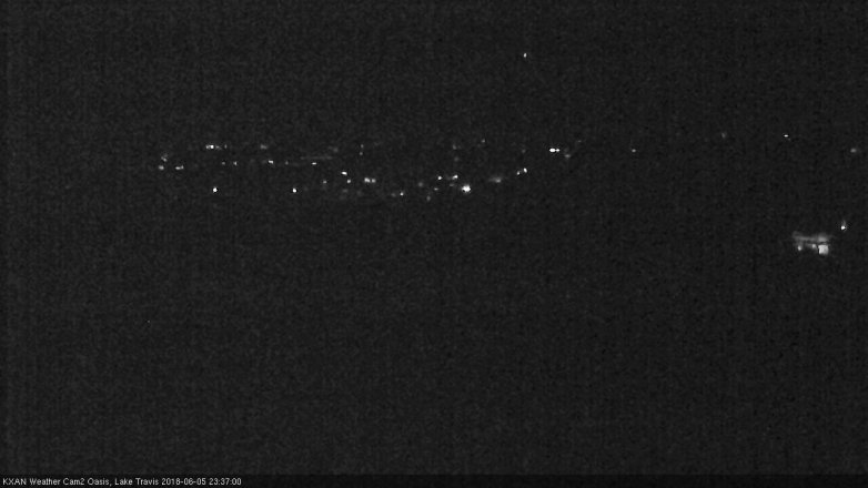 Lake Travis webcam, June 5, 2018 10:40 PM CT