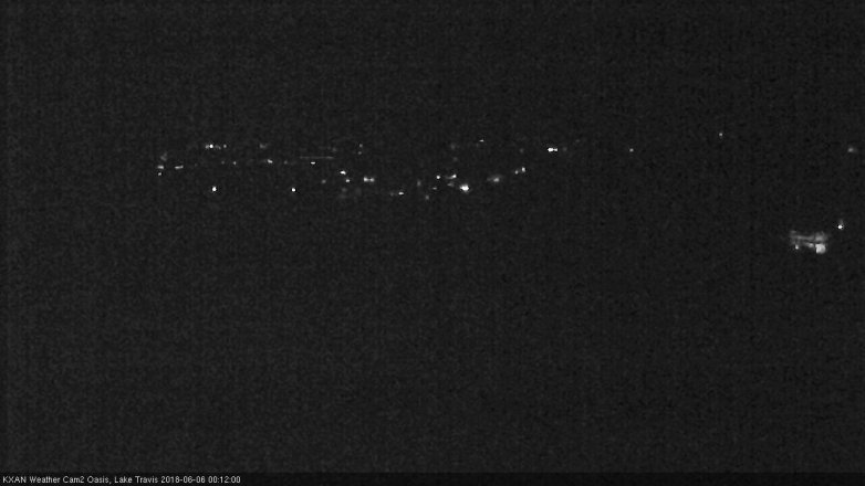 Lake Travis webcam, June 5, 2018 11:15 PM CT