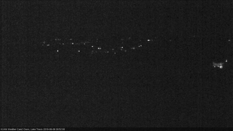 Lake Travis webcam, June 5, 2018 11:55 PM CT