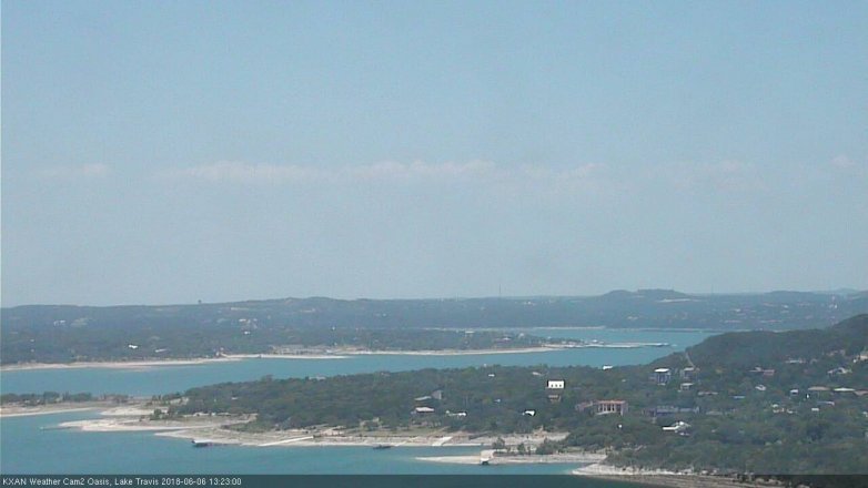 Lake Travis webcam, June 6, 2018 12:25 PM CT