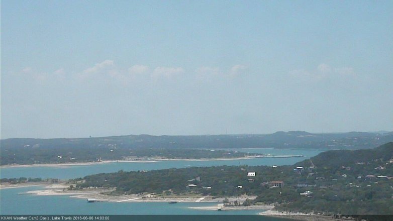 Lake Travis webcam, June 6, 2018 1:05 PM CT